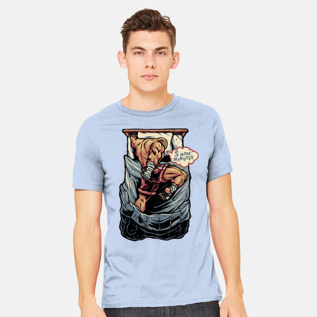Five More Minutes-Mens-Heavyweight-Tee-glitchygorilla