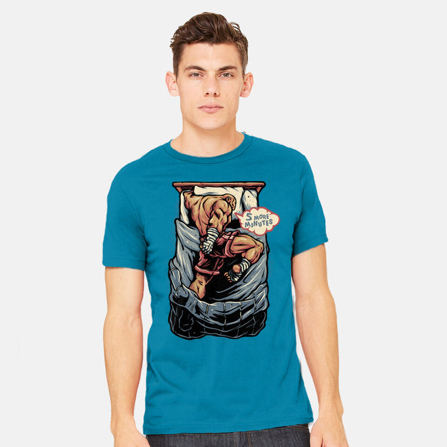 Five More Minutes-Mens-Heavyweight-Tee-glitchygorilla