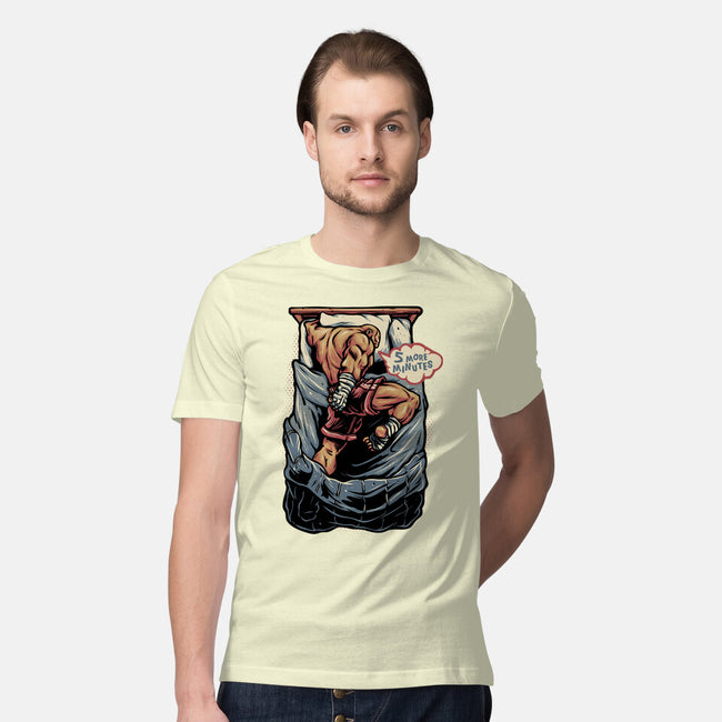 Five More Minutes-Mens-Premium-Tee-glitchygorilla