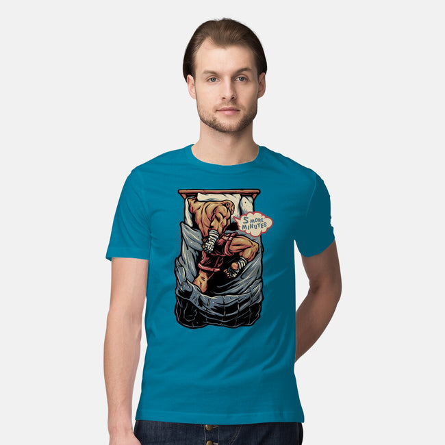 Five More Minutes-Mens-Premium-Tee-glitchygorilla