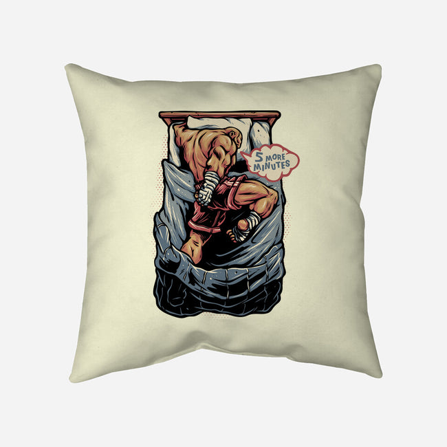 Five More Minutes-None-Removable Cover w Insert-Throw Pillow-glitchygorilla