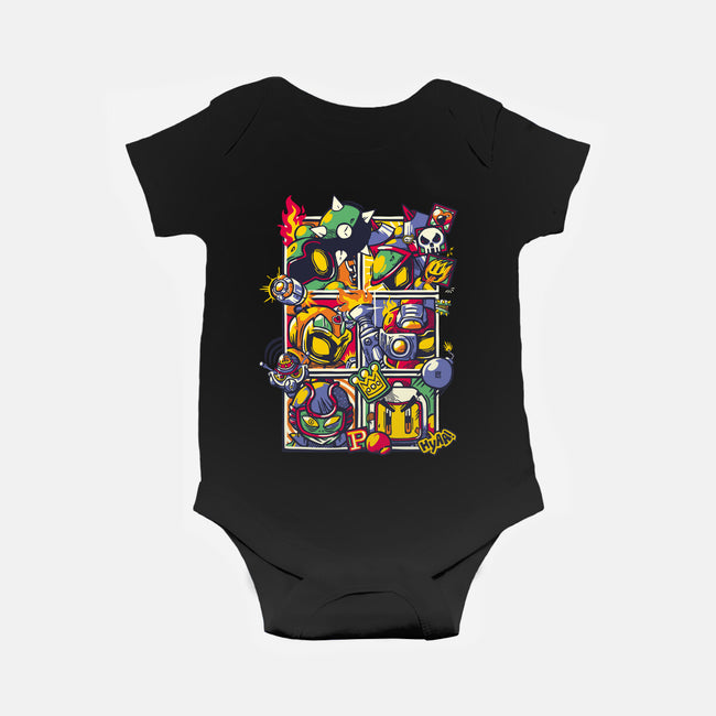 SBM4 Battle Mode-Baby-Basic-Onesie-raffaus