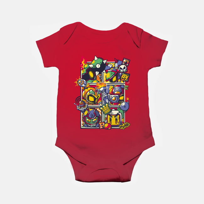 SBM4 Battle Mode-Baby-Basic-Onesie-raffaus