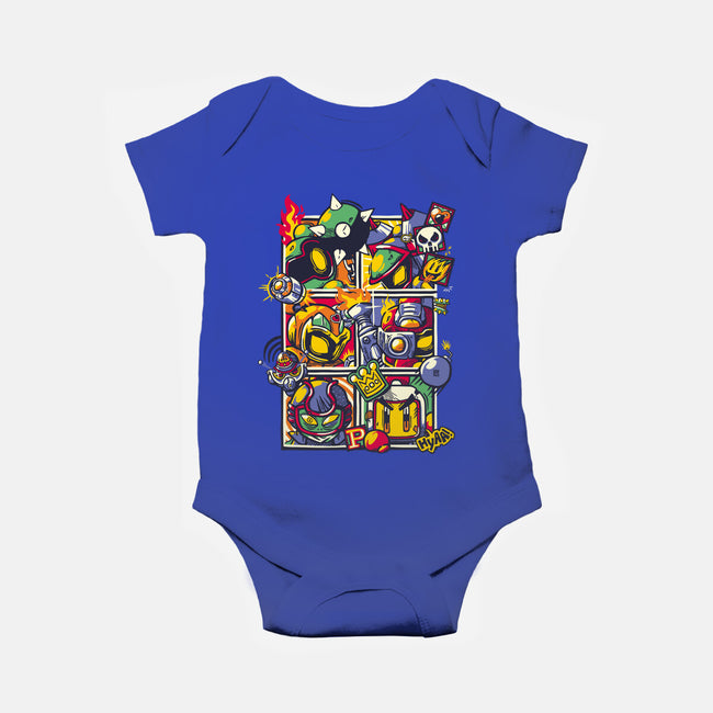 SBM4 Battle Mode-Baby-Basic-Onesie-raffaus