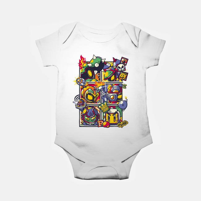 SBM4 Battle Mode-Baby-Basic-Onesie-raffaus