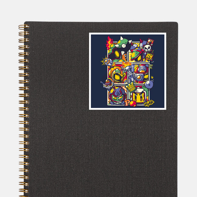 SBM4 Battle Mode-None-Glossy-Sticker-raffaus