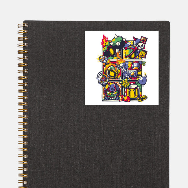 SBM4 Battle Mode-None-Glossy-Sticker-raffaus