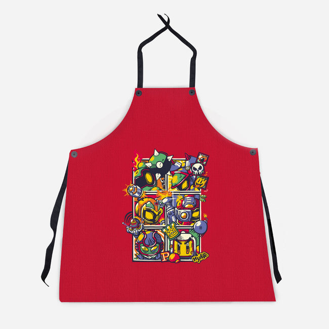 SBM4 Battle Mode-Unisex-Kitchen-Apron-raffaus
