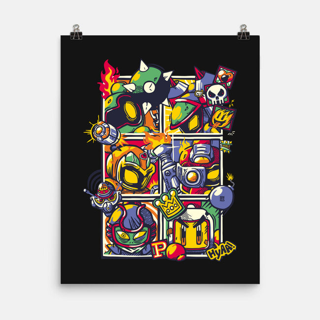 SBM4 Battle Mode-None-Matte-Poster-raffaus