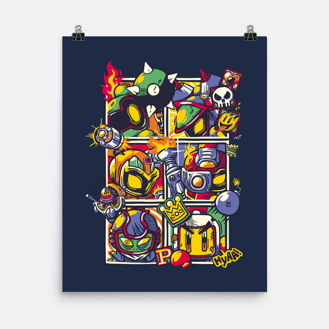 SBM4 Battle Mode-None-Matte-Poster-raffaus