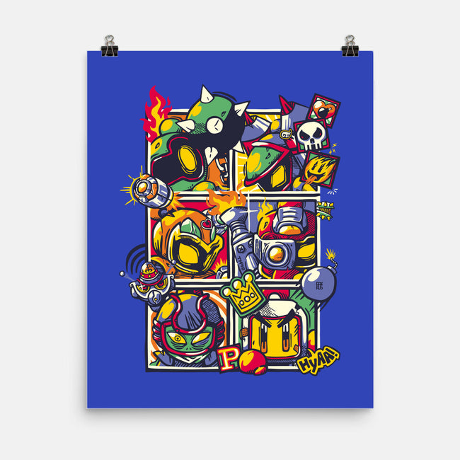 SBM4 Battle Mode-None-Matte-Poster-raffaus