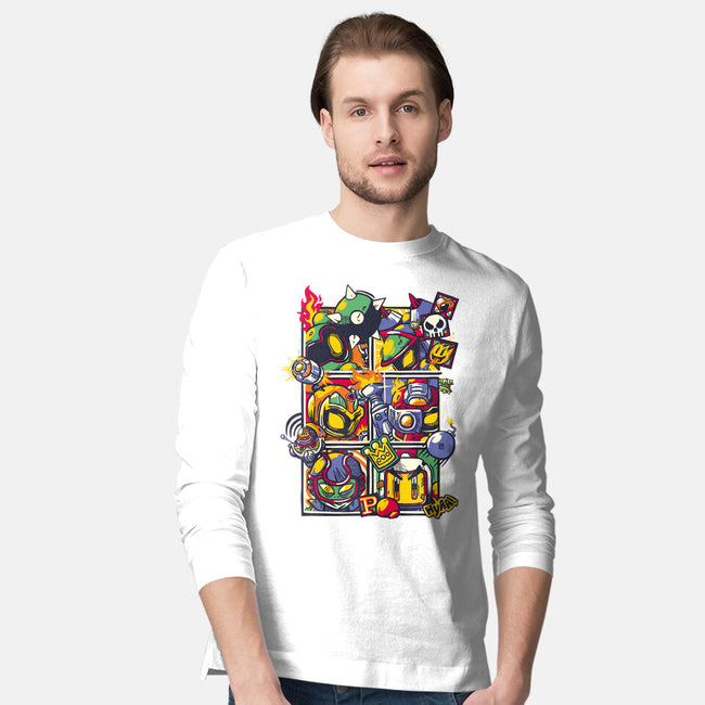 SBM4 Battle Mode-Mens-Long Sleeved-Tee-raffaus