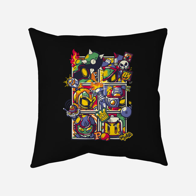 SBM4 Battle Mode-None-Removable Cover w Insert-Throw Pillow-raffaus