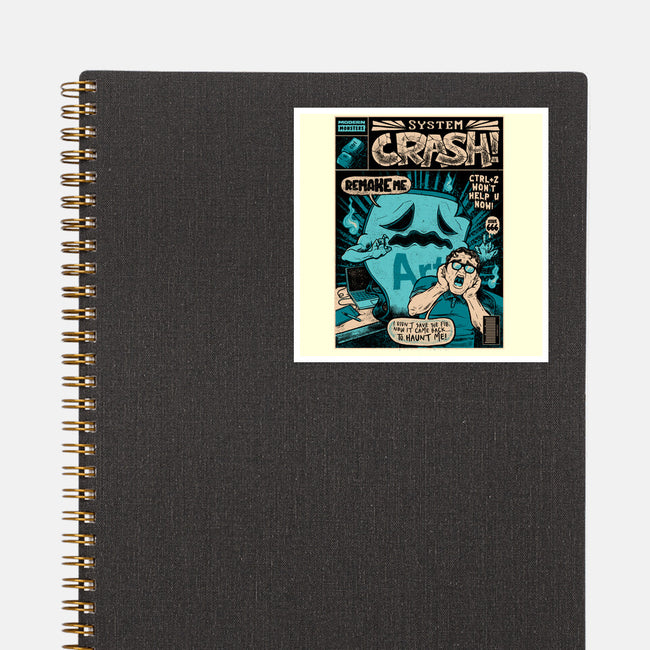System Crash-None-Glossy-Sticker-raffaus