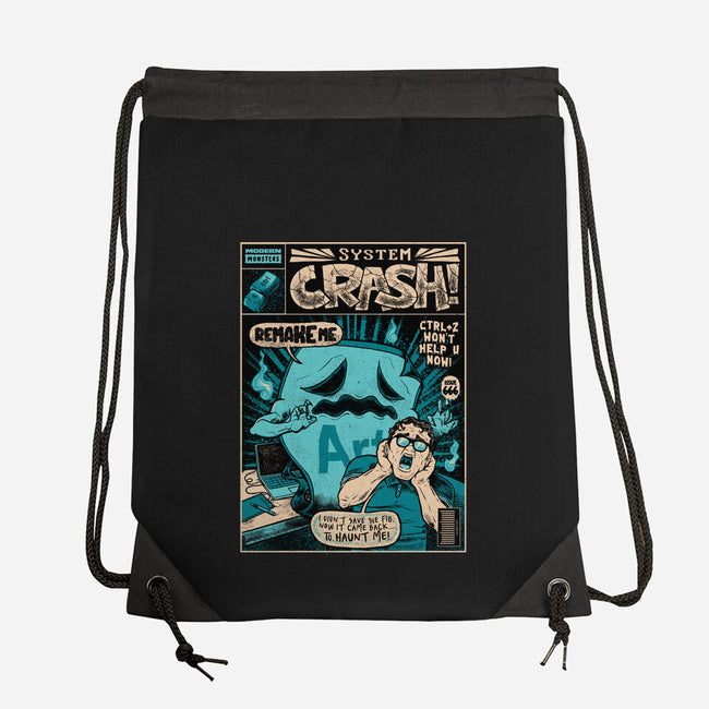 System Crash-None-Drawstring-Bag-raffaus