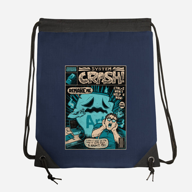 System Crash-None-Drawstring-Bag-raffaus