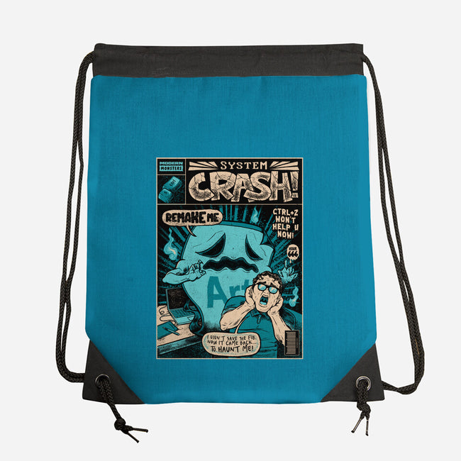 System Crash-None-Drawstring-Bag-raffaus