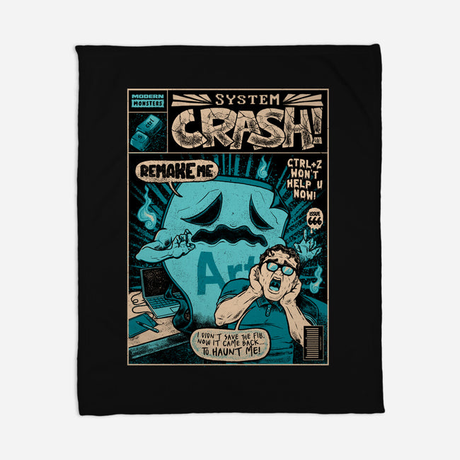 System Crash-None-Fleece-Blanket-raffaus