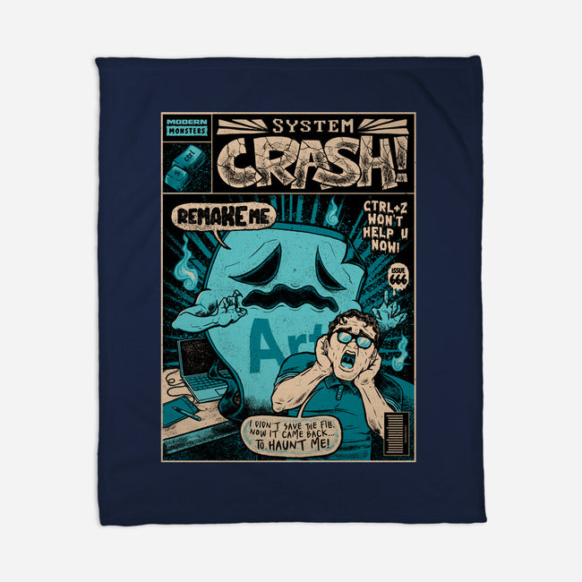 System Crash-None-Fleece-Blanket-raffaus