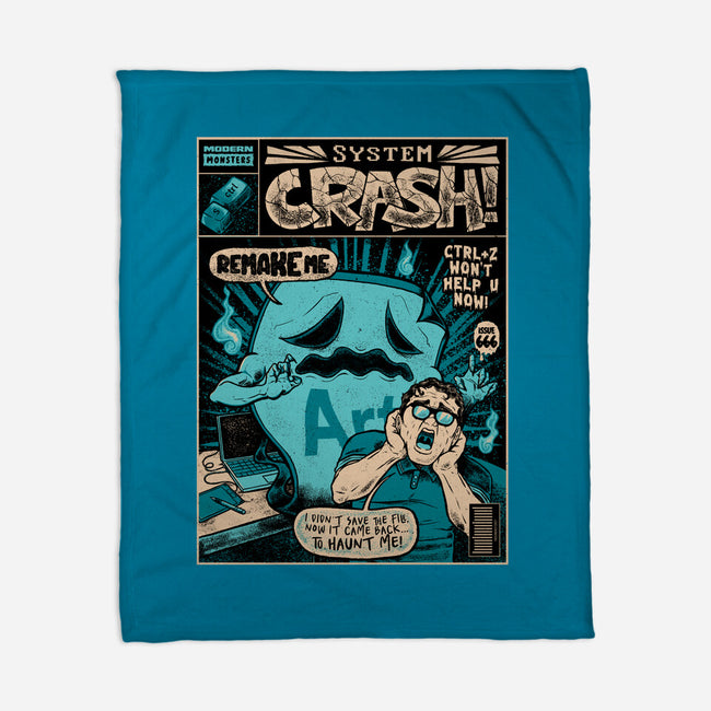 System Crash-None-Fleece-Blanket-raffaus