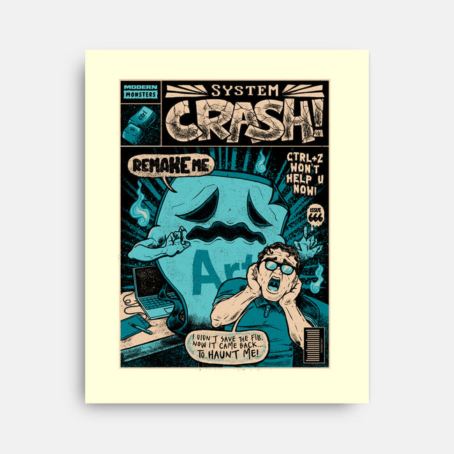 System Crash-None-Stretched-Canvas-raffaus