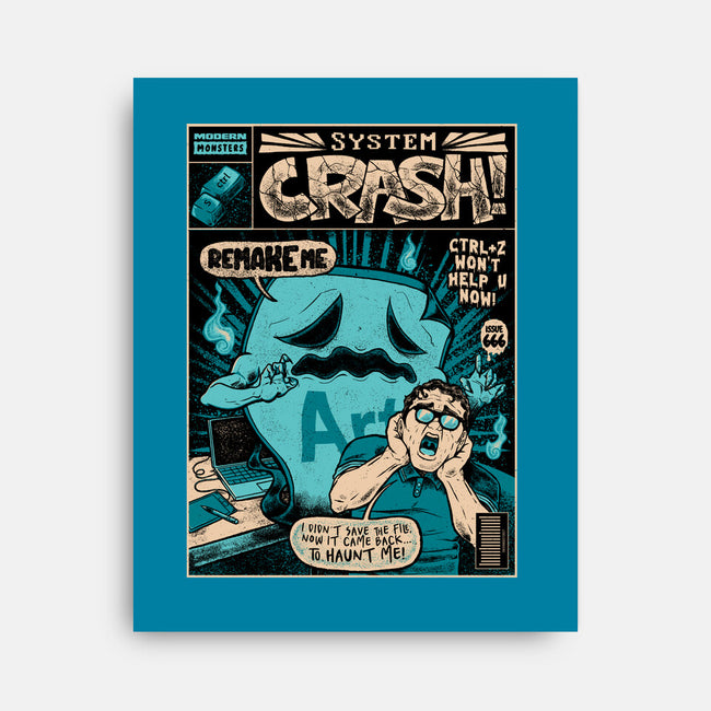 System Crash-None-Stretched-Canvas-raffaus