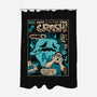 System Crash-None-Polyester-Shower Curtain-raffaus