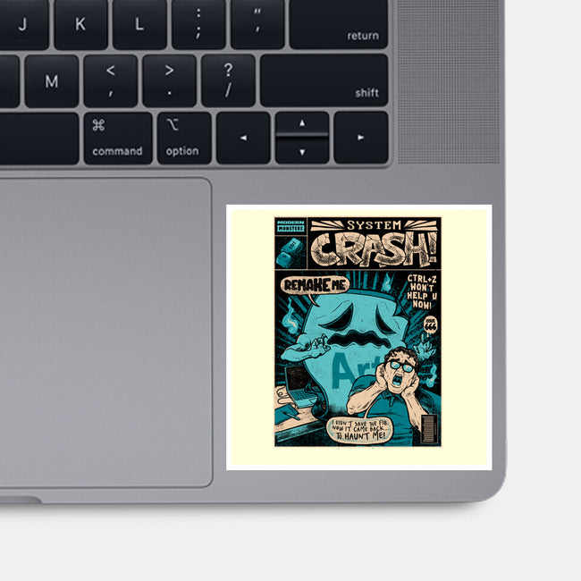 System Crash-None-Glossy-Sticker-raffaus
