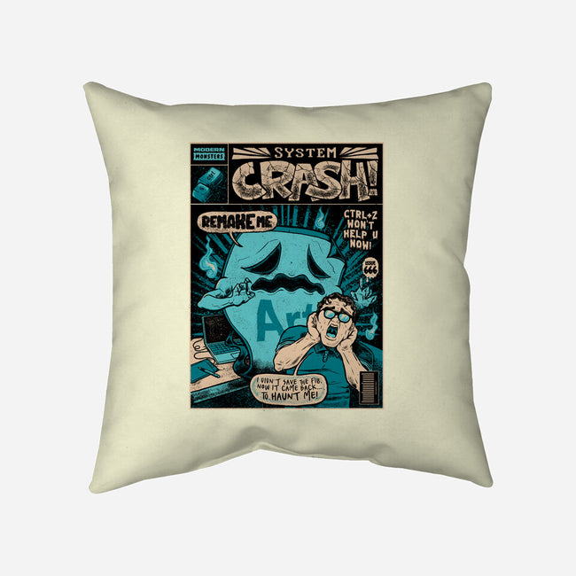 System Crash-None-Removable Cover w Insert-Throw Pillow-raffaus
