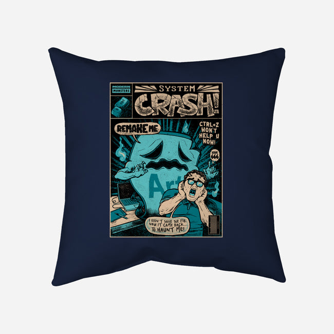 System Crash-None-Removable Cover w Insert-Throw Pillow-raffaus