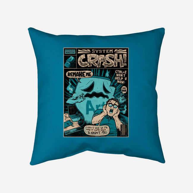 System Crash-None-Removable Cover w Insert-Throw Pillow-raffaus