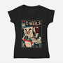 I Hope I Found You Well-Womens-V-Neck-Tee-raffaus
