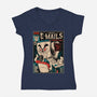 I Hope I Found You Well-Womens-V-Neck-Tee-raffaus