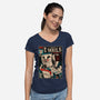 I Hope I Found You Well-Womens-V-Neck-Tee-raffaus