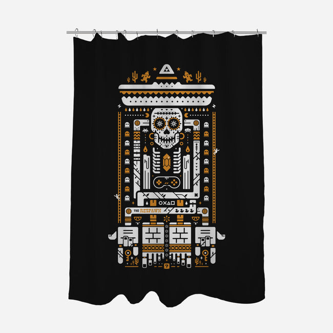 The Respawn-None-Polyester-Shower Curtain-BadBox