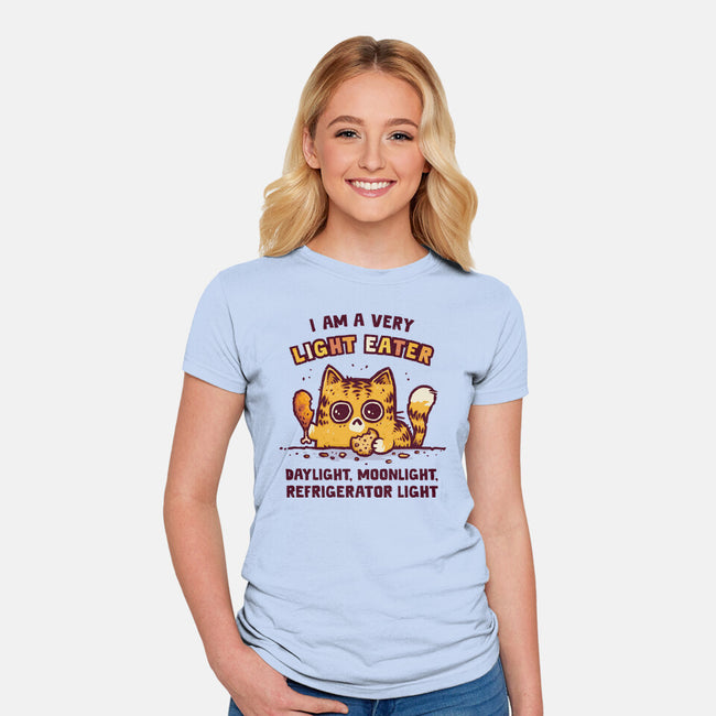 A Light Eater-Womens-Fitted-Tee-kg07