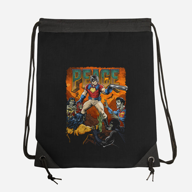 Peace On Snyderverse-None-Drawstring-Bag-Diego Oliver