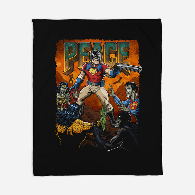 Peace On Snyderverse-None-Fleece-Blanket-Diego Oliver
