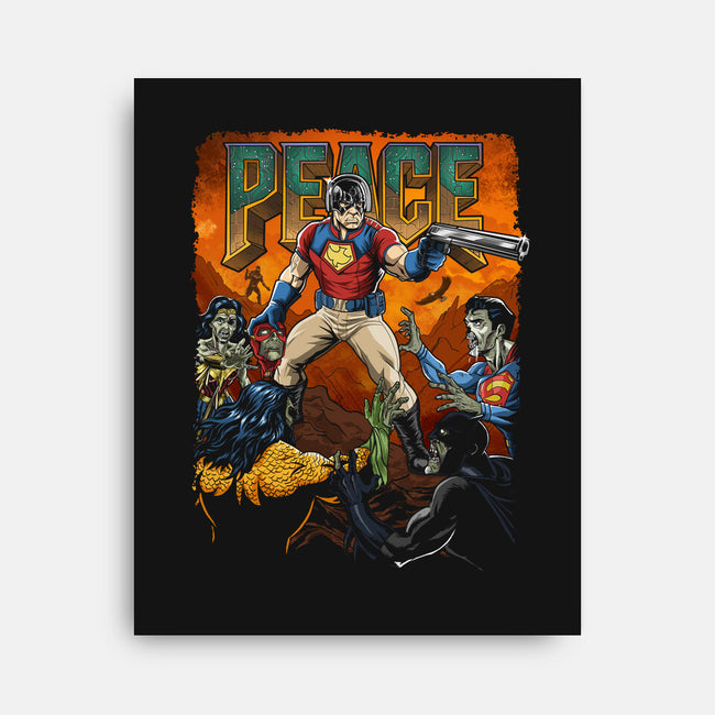 Peace On Snyderverse-None-Stretched-Canvas-Diego Oliver