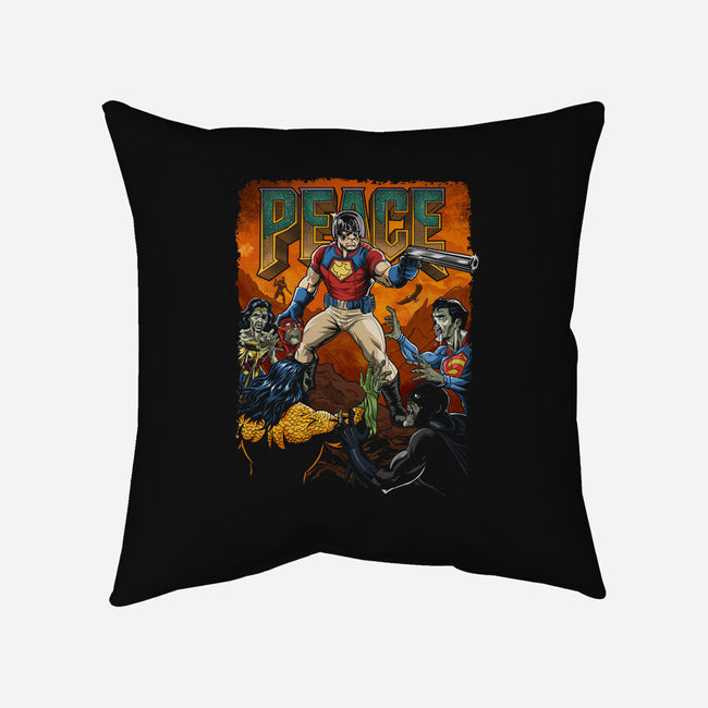 Peace On Snyderverse-None-Removable Cover w Insert-Throw Pillow-Diego Oliver