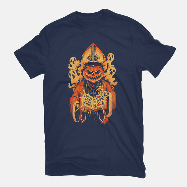 Eternal Order Of The Pumpkin-Womens-Fitted-Tee-eduely