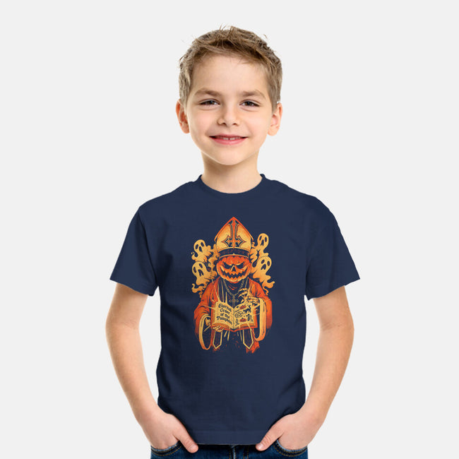 Eternal Order Of The Pumpkin-Youth-Basic-Tee-eduely