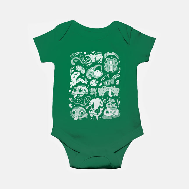 Froggy Overload-Baby-Basic-Onesie-eduely