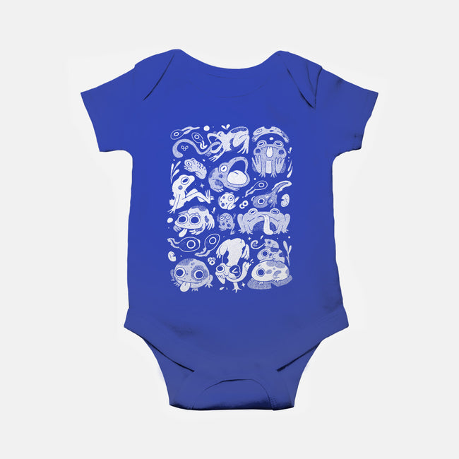 Froggy Overload-Baby-Basic-Onesie-eduely