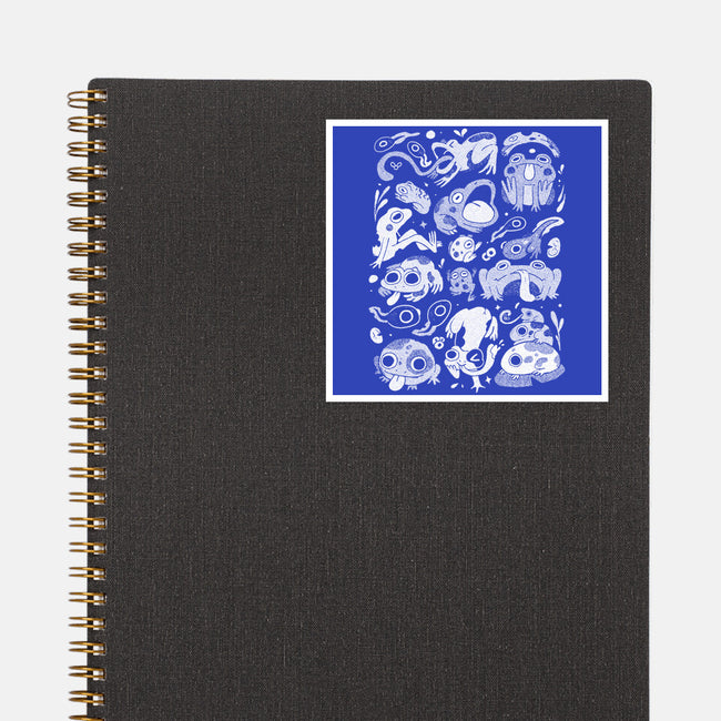 Froggy Overload-None-Glossy-Sticker-eduely