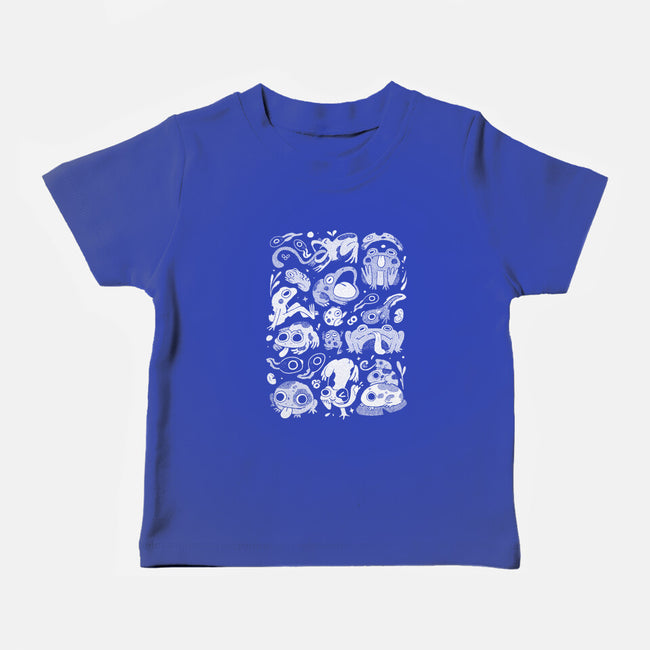 Froggy Overload-Baby-Basic-Tee-eduely