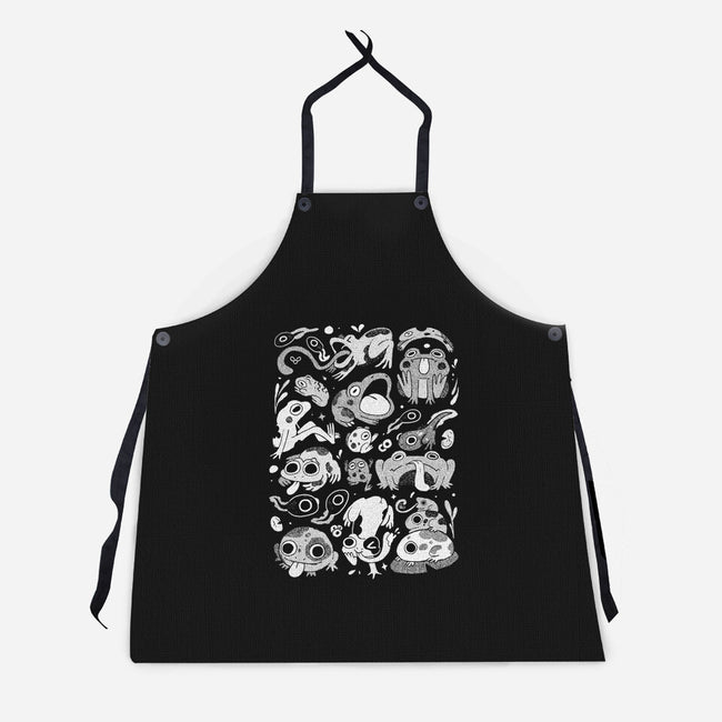 Froggy Overload-Unisex-Kitchen-Apron-eduely