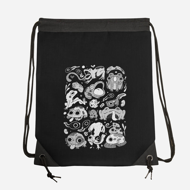 Froggy Overload-None-Drawstring-Bag-eduely