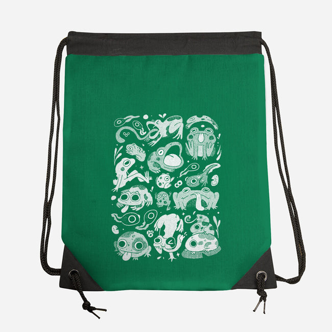 Froggy Overload-None-Drawstring-Bag-eduely