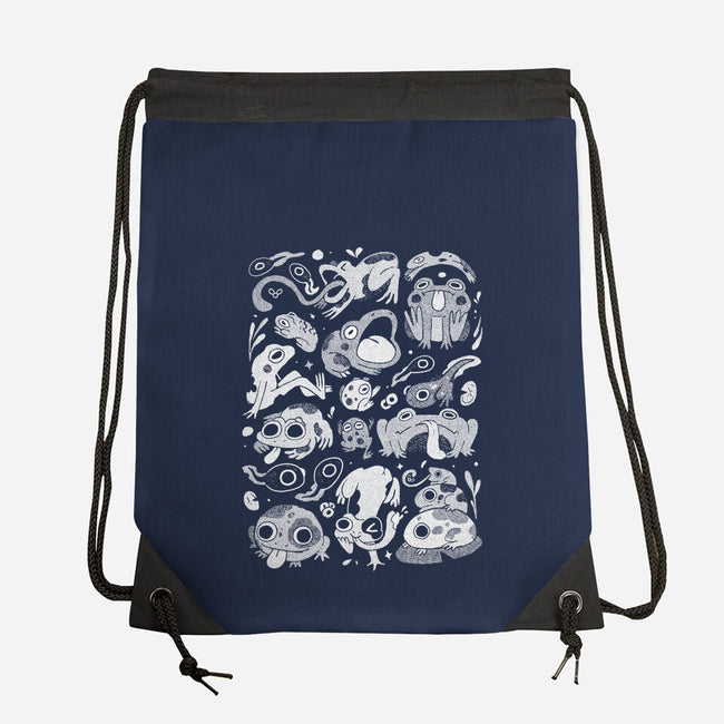 Froggy Overload-None-Drawstring-Bag-eduely